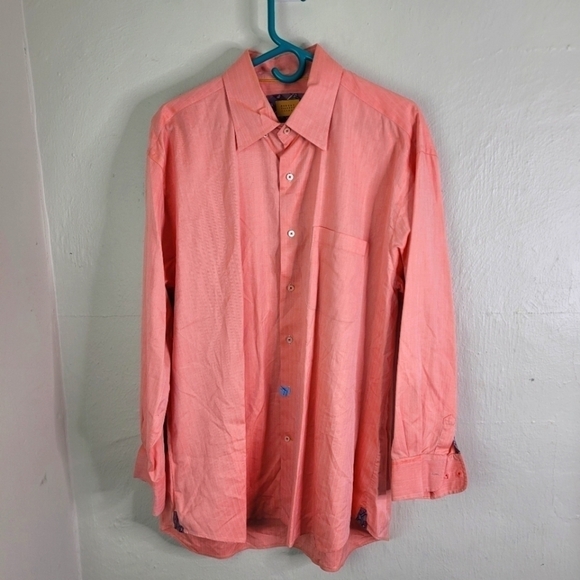 Robert Talbot Carmel Men's Button Down Size XL Long Sleeve Shirt - Picture 13 of 13